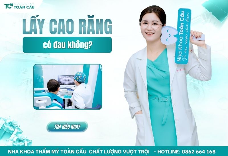 lấy cao răng có đau không