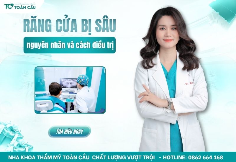 Nguyên nhân khiến răng cửa bị sâu bên trong và cách điều trị 1 răng cửa bị sâu bên trong
