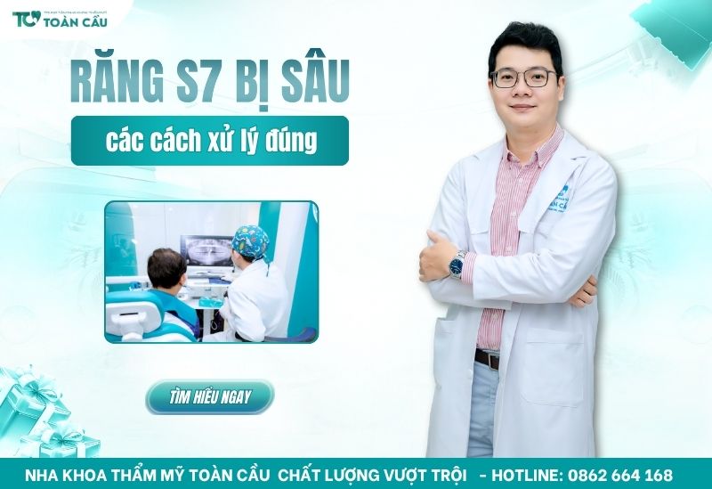 răng số 7 bị sâu vỡ