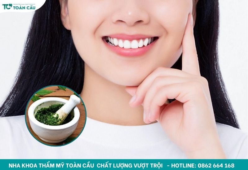 Đắp lá trầu không lên vùng bị nhức