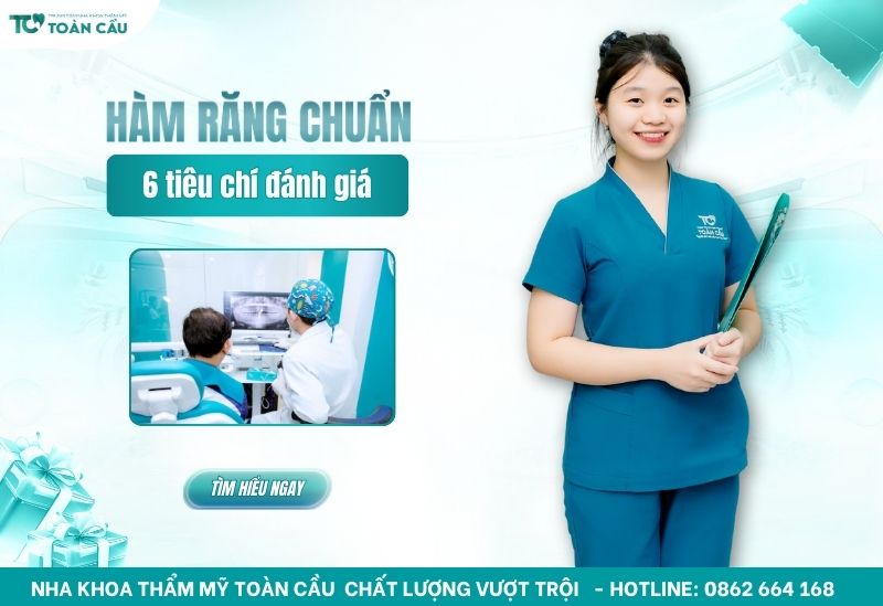 Hàm răng chuẩn là như thế nào? 6 tiêu chí đánh giá chính xác