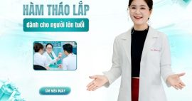 Hàm tháo lắp nhựa dẻo và những lợi ích cho người lớn tuổi