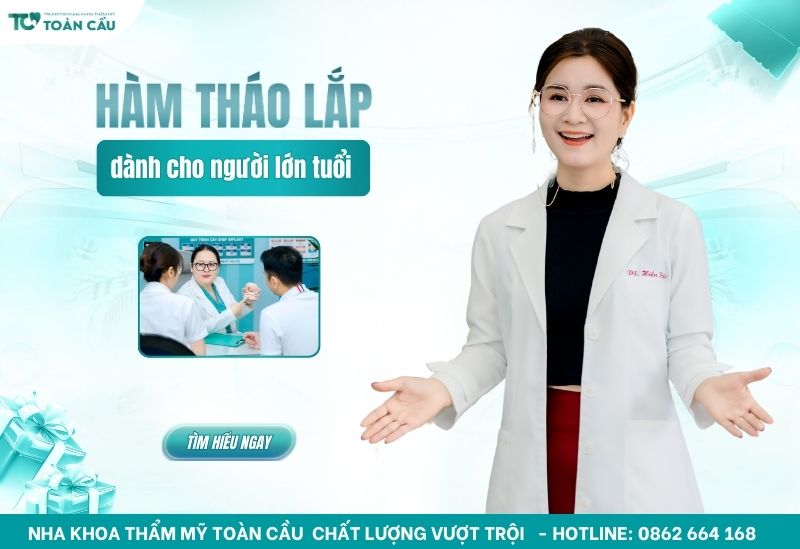Hàm tháo lắp nhựa dẻo và những lợi ích cho người lớn tuổi