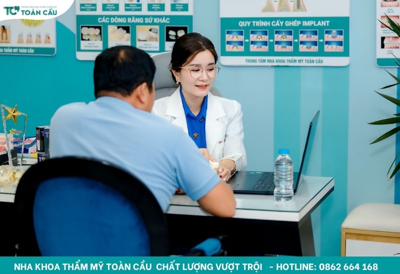 Hàm tháo lắp vệ sinh dễ dàng