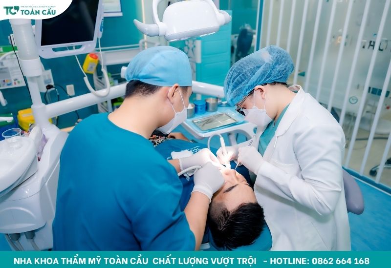 Quy trình bọc răng sứ tại Toàn Cầu